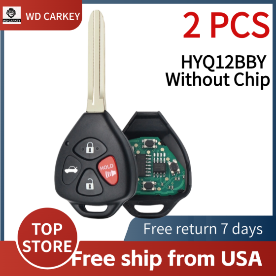 TOY 3+1 Buttons 314Mhz HYQ12BBY( Without Chip)